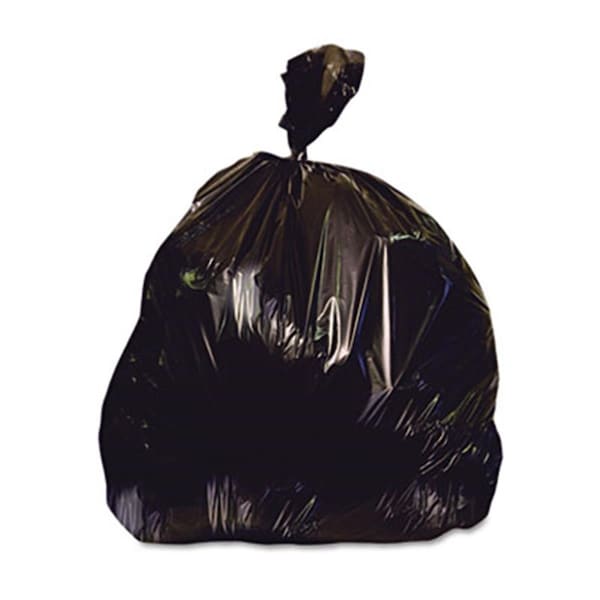 Her Her X8647QK Low-Density Repro Can Liner; 56 Gallon; 2 mil; Black; 43 x 47; 100-Carton X8647QK - main